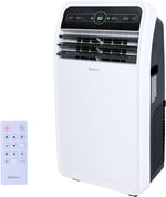 12000 BTU Compact Portable Air Conditioner with Dehumidifier & 24-Hour Timer